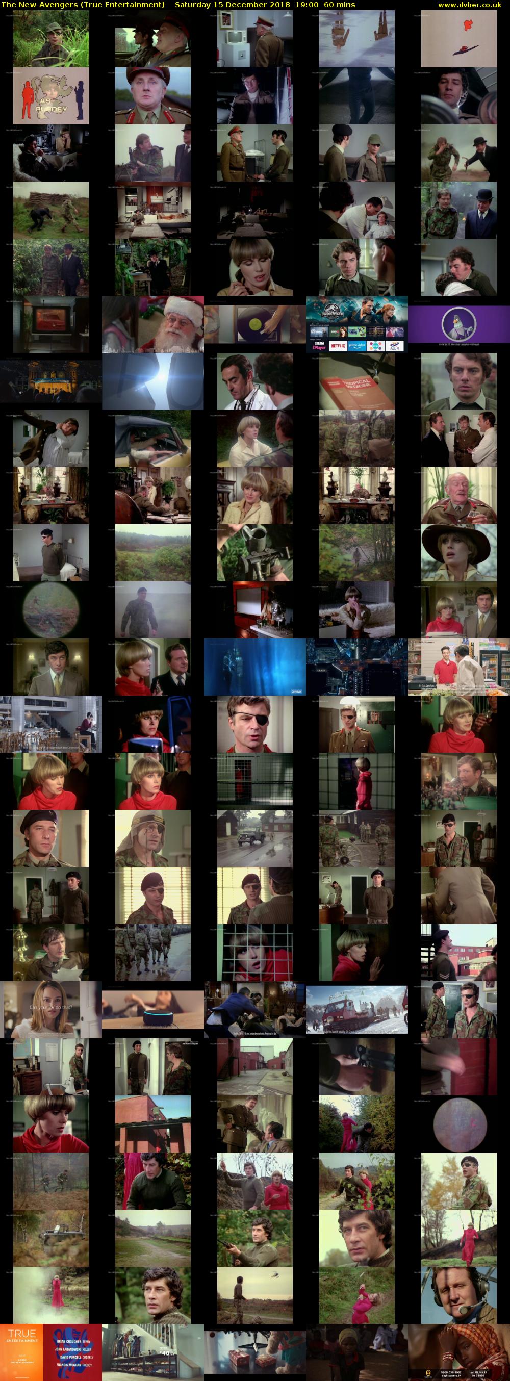 The New Avengers (True Entertainment) Saturday 15 December 2018 19:00 - 20:00