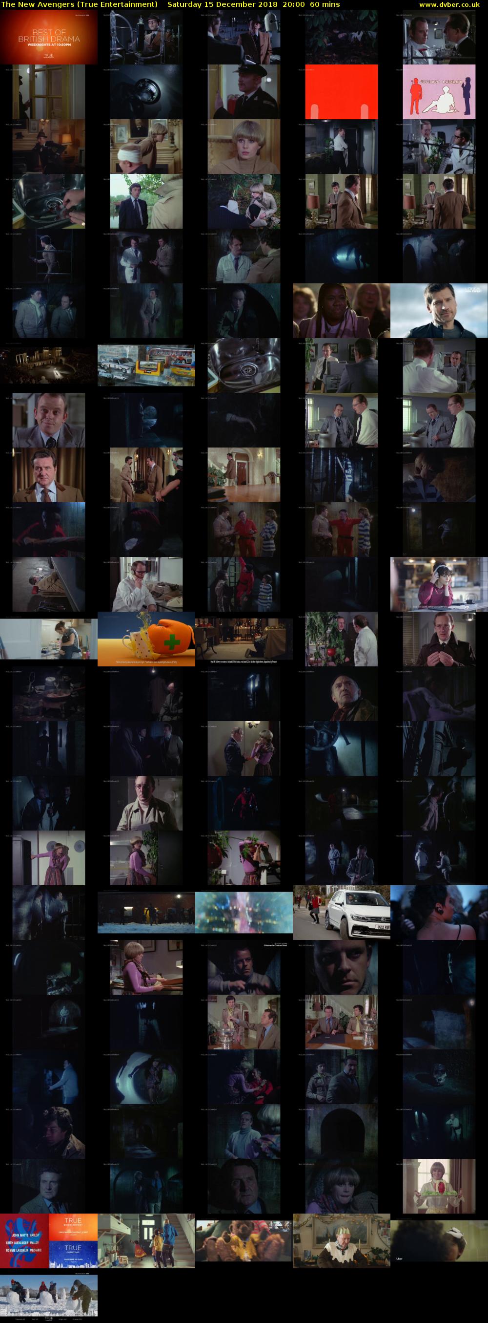 The New Avengers (True Entertainment) Saturday 15 December 2018 20:00 - 21:00