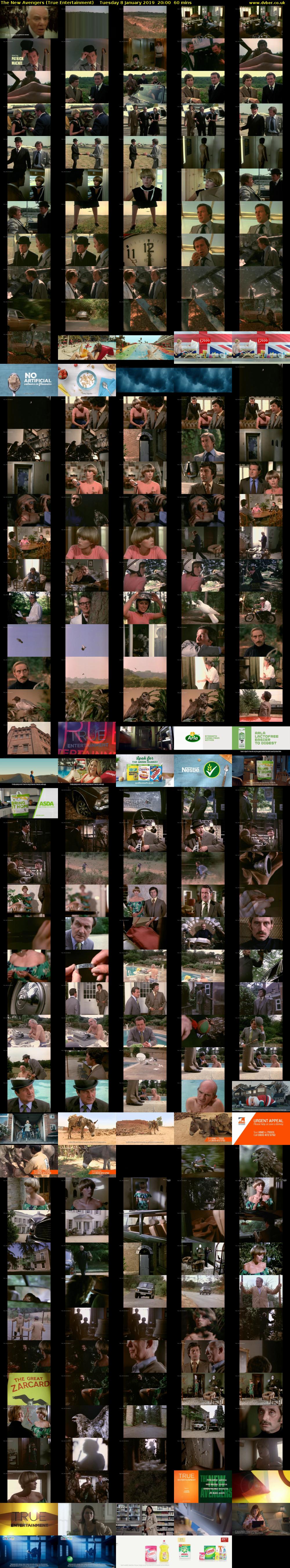 The New Avengers (True Entertainment) Tuesday 8 January 2019 20:00 - 21:00