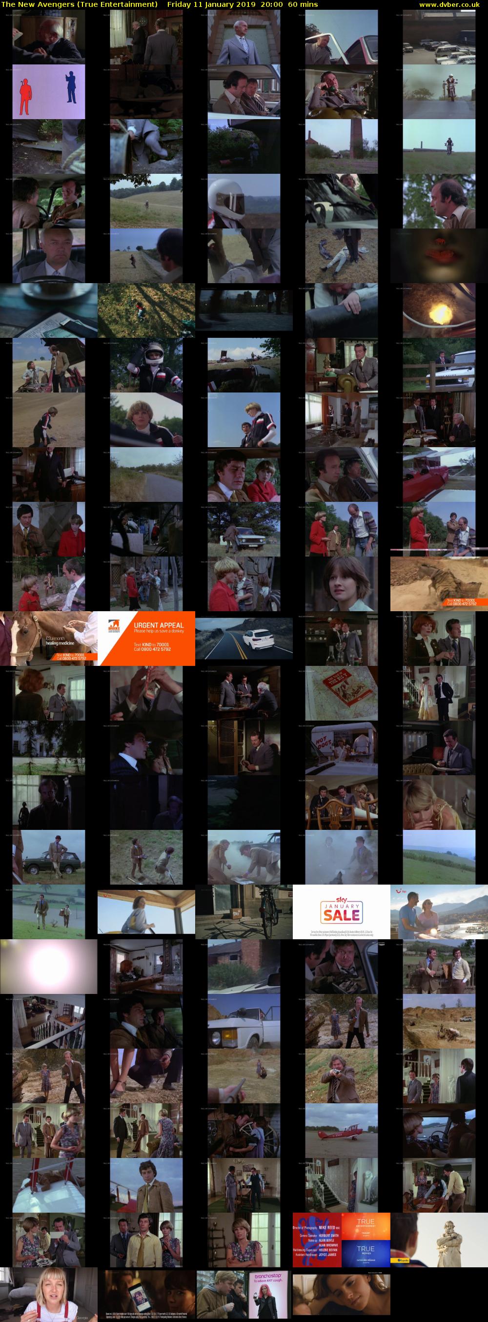 The New Avengers (True Entertainment) Friday 11 January 2019 20:00 - 21:00