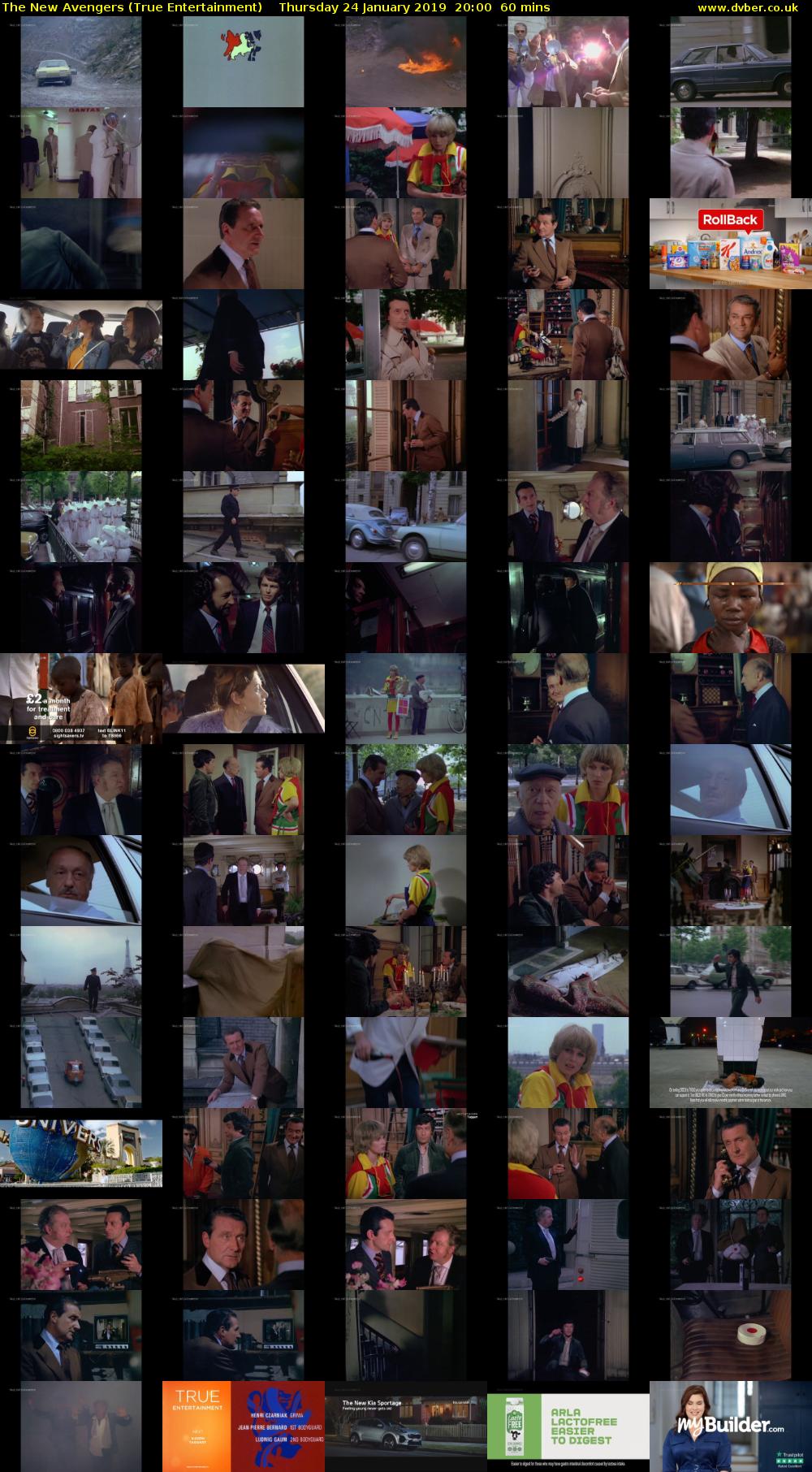 The New Avengers (True Entertainment) Thursday 24 January 2019 20:00 - 21:00