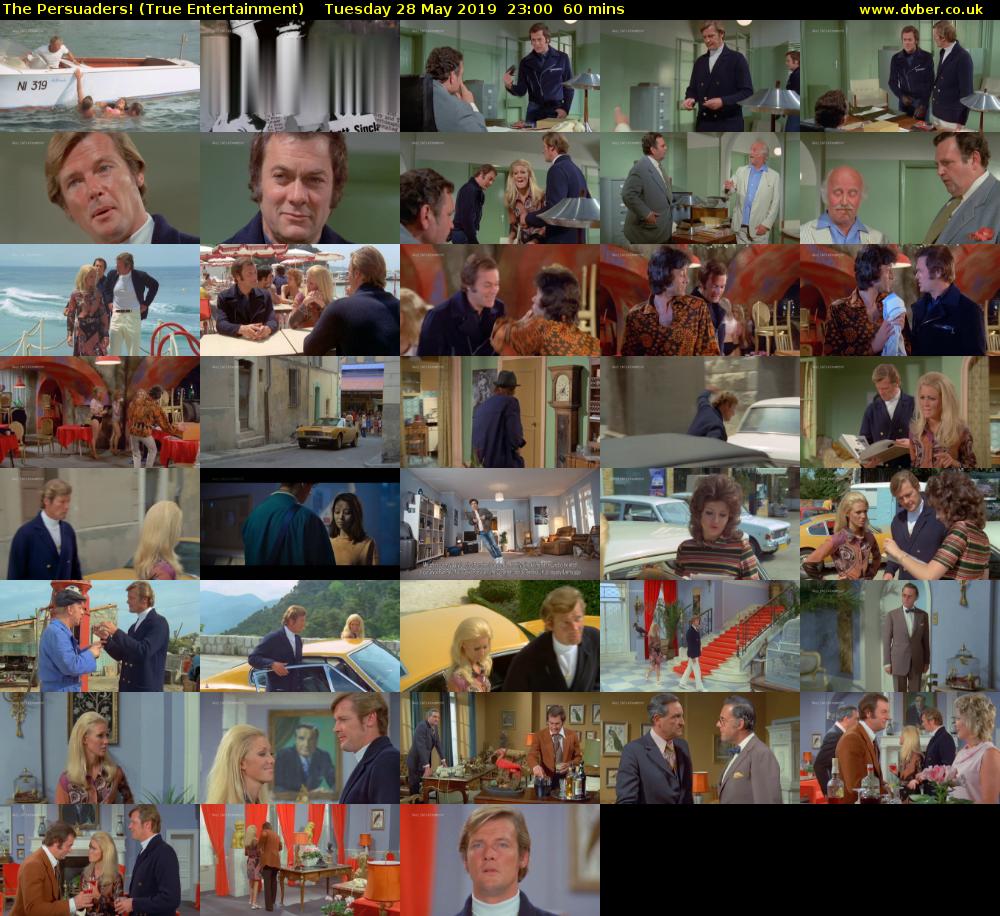 The Persuaders! (True Entertainment) Tuesday 28 May 2019 23:00 - 00:00