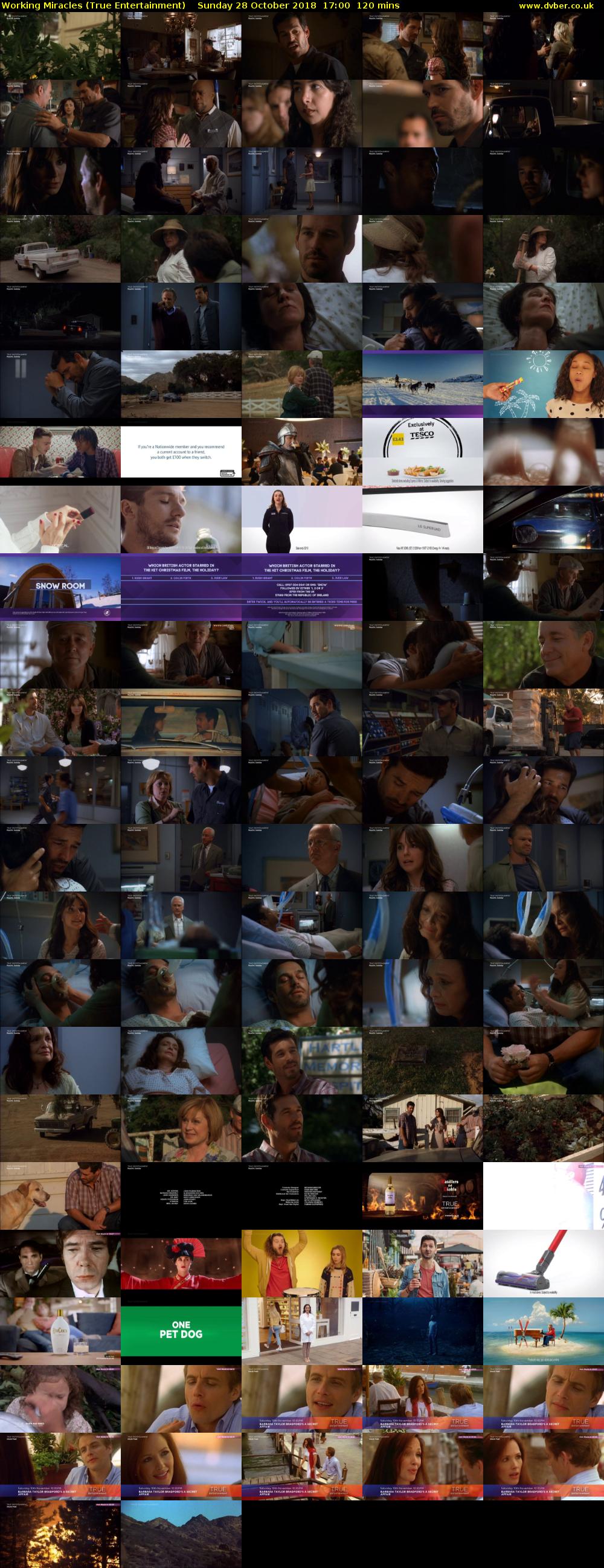 Working Miracles (True Entertainment) Sunday 28 October 2018 17:00 - 19:00