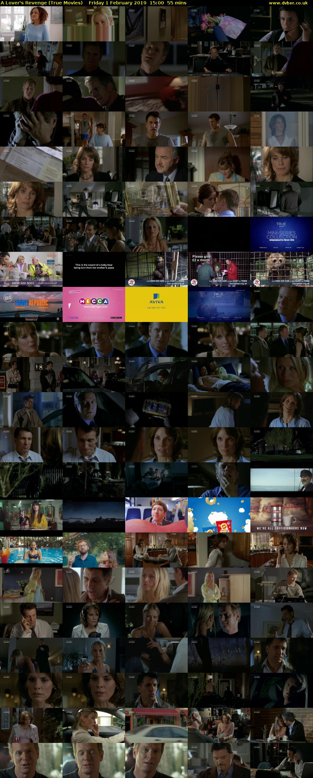 A Lover's Revenge (True Movies) Friday 1 February 2019 15:00 - 15:55