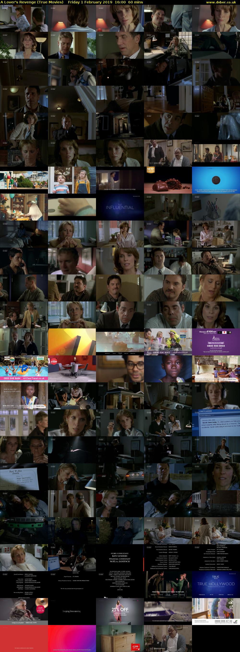 A Lover's Revenge (True Movies) Friday 1 February 2019 16:00 - 17:00