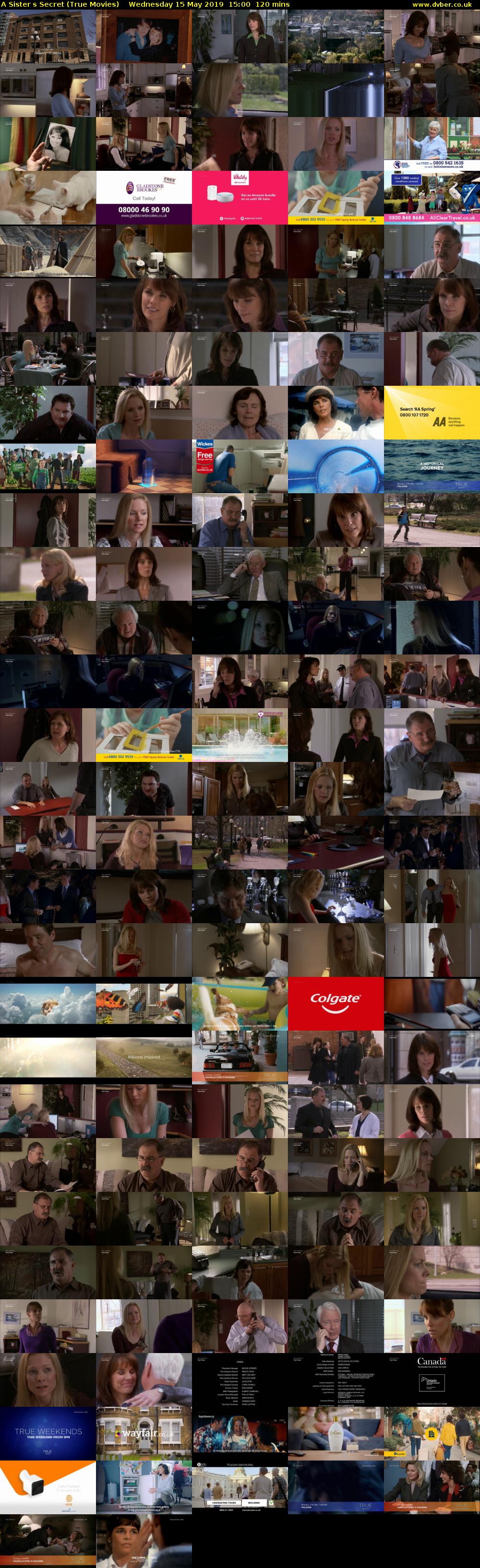 A Sisters Secret (True Movies) Wednesday 15 May 2019 15:00 - 17:00