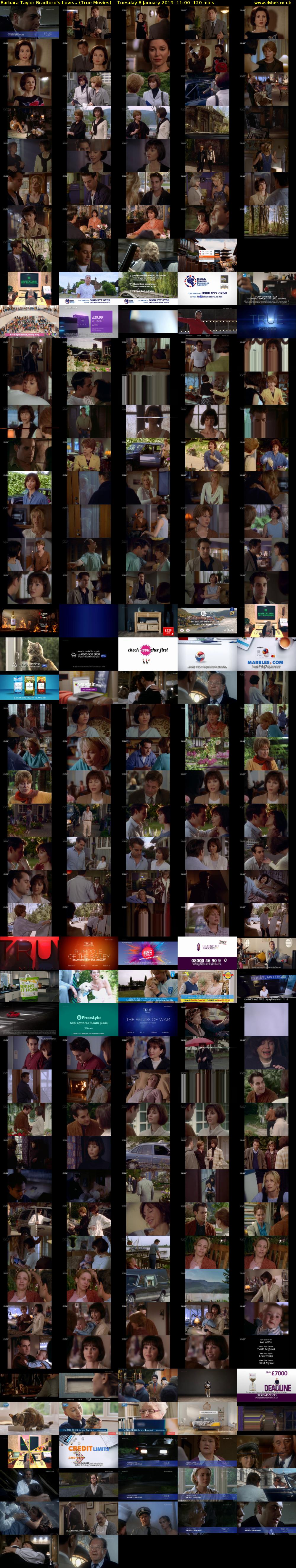 Barbara Taylor Bradford's Love... (True Movies) Tuesday 8 January 2019 11:00 - 13:00