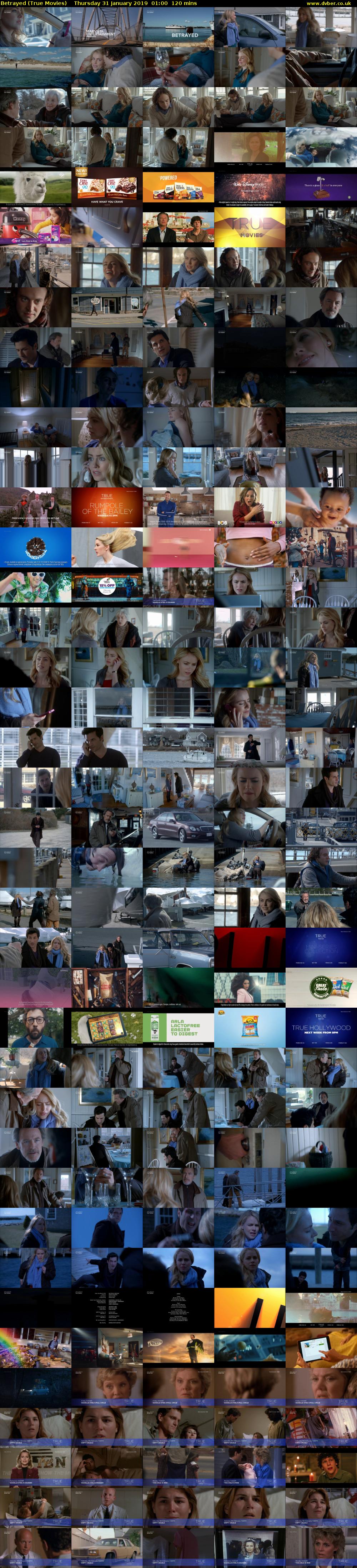 Betrayed (True Movies) Thursday 31 January 2019 01:00 - 03:00