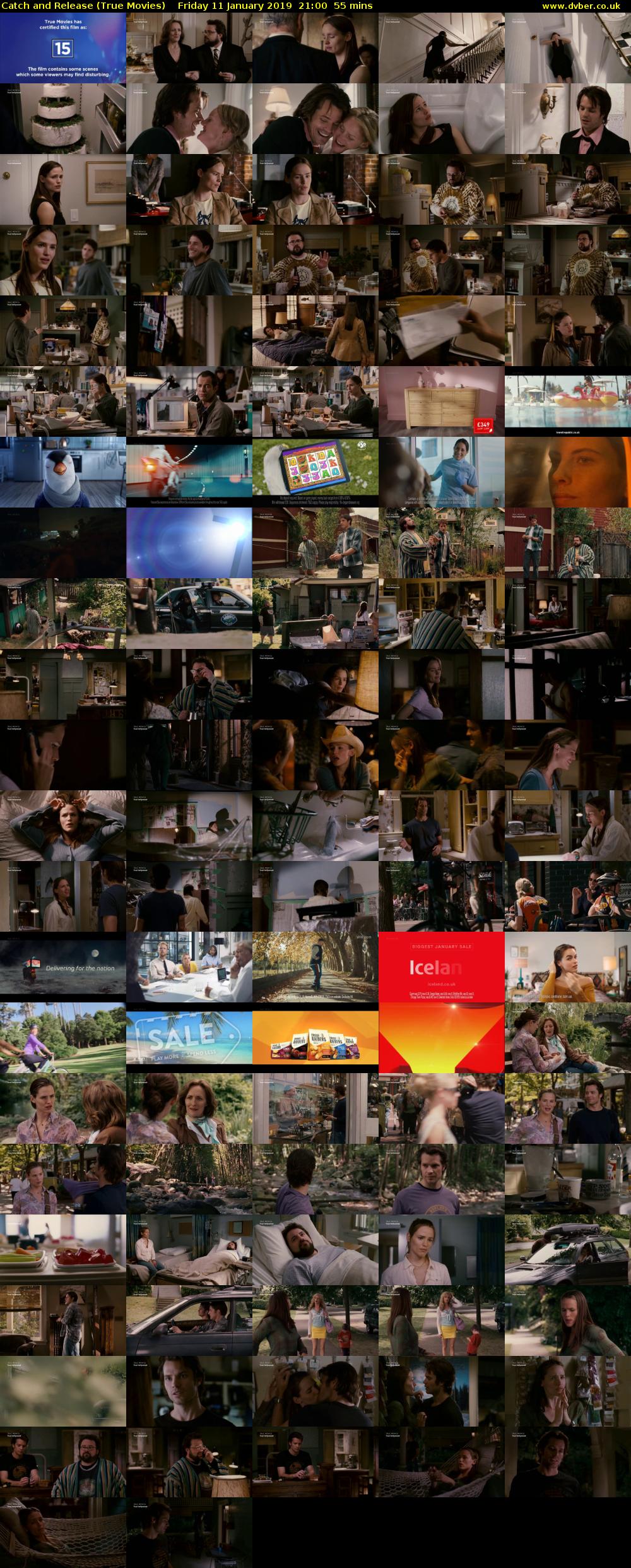 Catch and Release (True Movies) Friday 11 January 2019 21:00 - 21:55