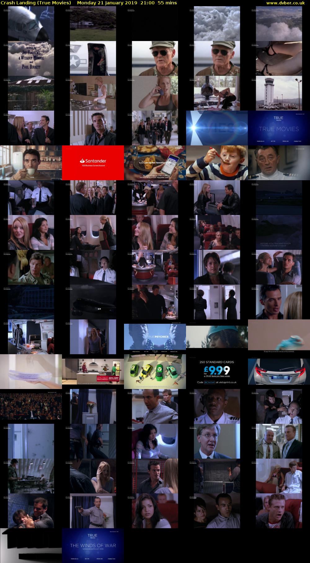 Crash Landing (True Movies) Monday 21 January 2019 21:00 - 21:55