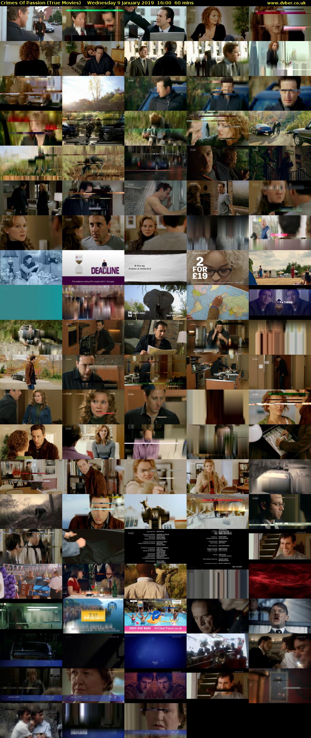 Crimes Of Passion (True Movies) Wednesday 9 January 2019 16:00 - 17:00