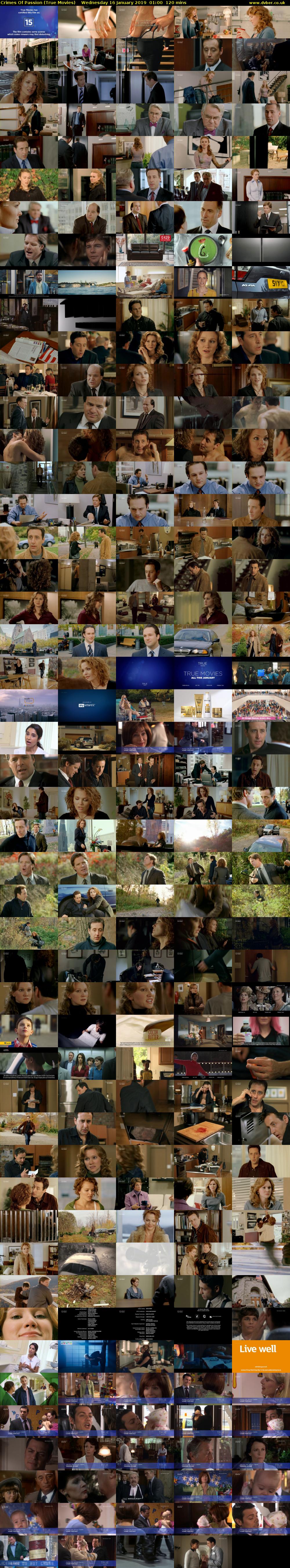 Crimes Of Passion (True Movies) Wednesday 16 January 2019 01:00 - 03:00