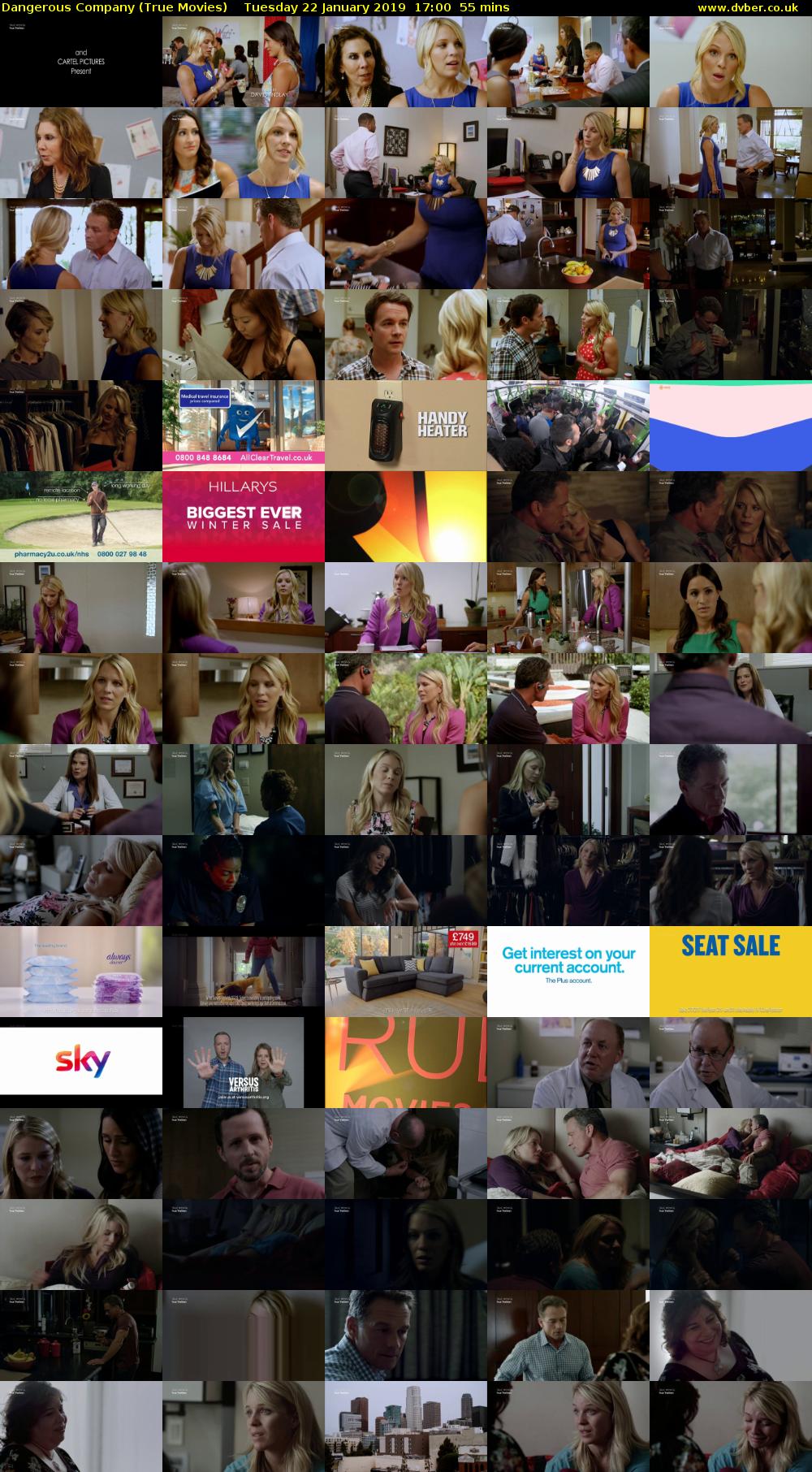 Dangerous Company (True Movies) Tuesday 22 January 2019 17:00 - 17:55