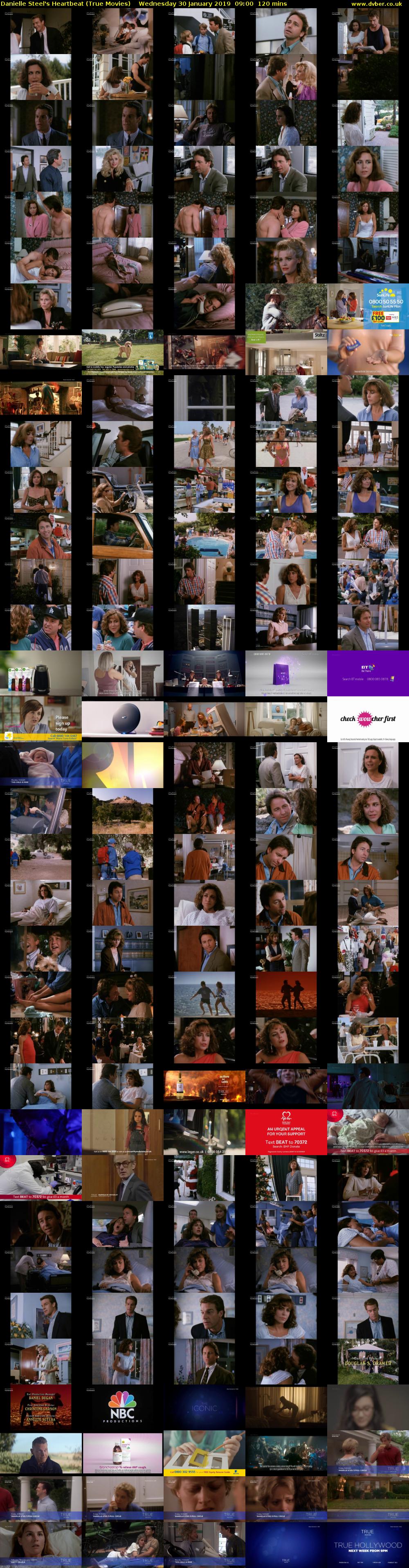 Danielle Steel's Heartbeat (True Movies) Wednesday 30 January 2019 09:00 - 11:00