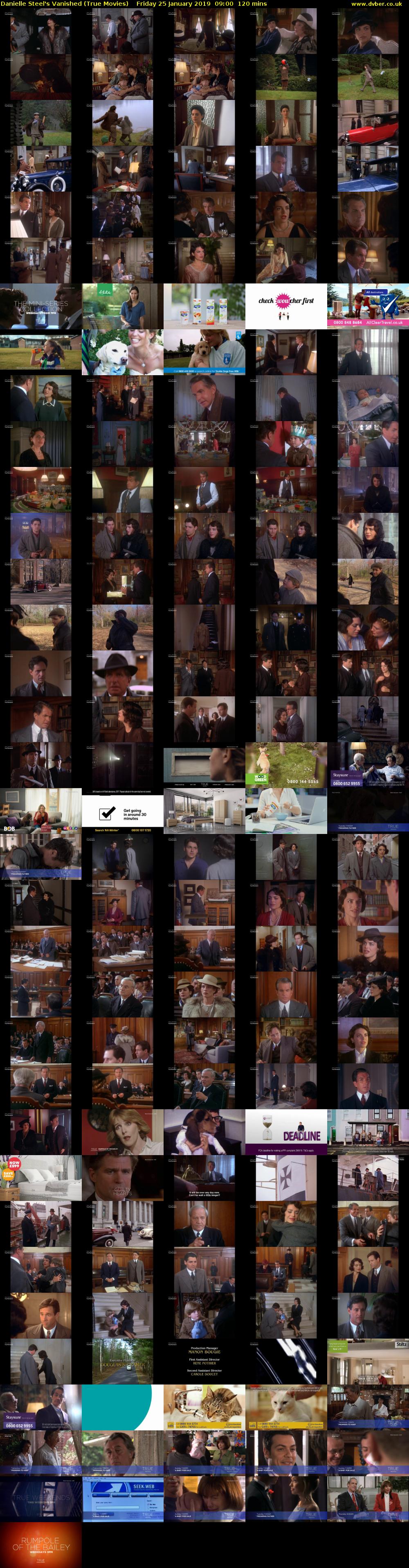 Danielle Steel's Vanished (True Movies) Friday 25 January 2019 09:00 - 11:00