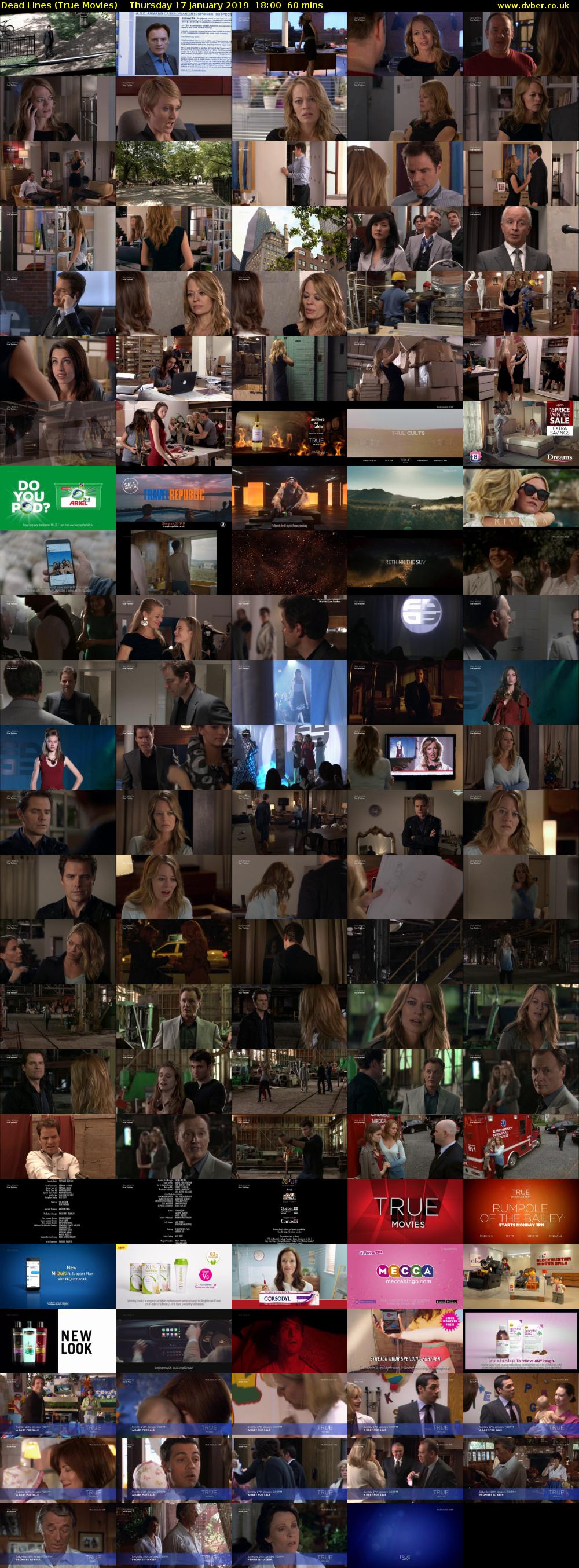 Dead Lines (True Movies) Thursday 17 January 2019 18:00 - 19:00