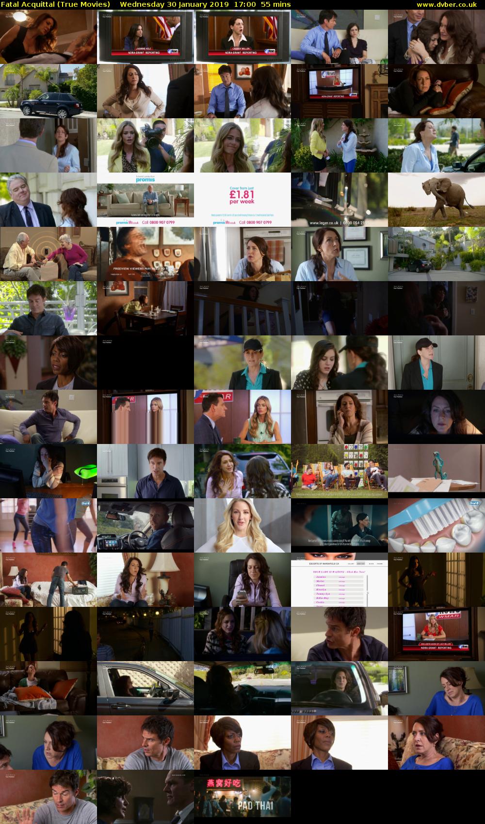 Fatal Acquittal (True Movies) Wednesday 30 January 2019 17:00 - 17:55