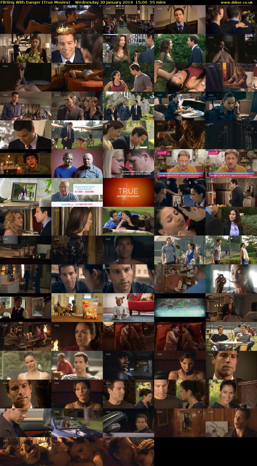 Flirting With Danger (True Movies) Wednesday 30 January 2019 15:00 - 15:55