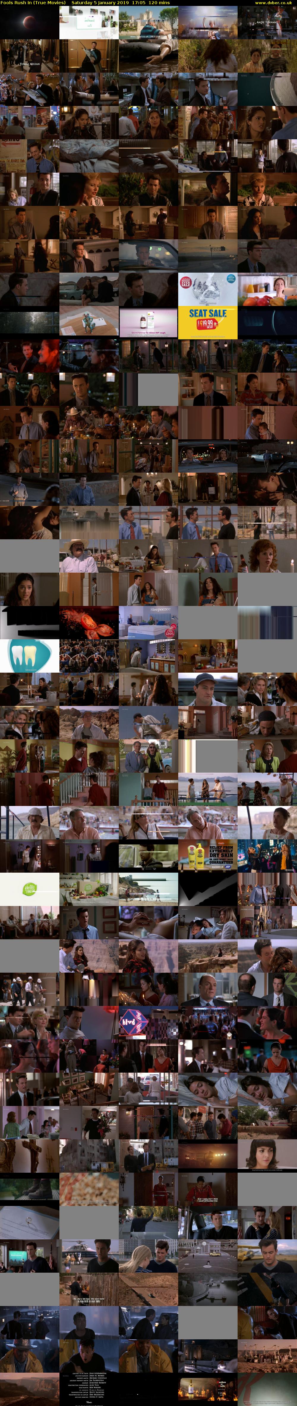 Fools Rush In (True Movies) Saturday 5 January 2019 17:05 - 19:05