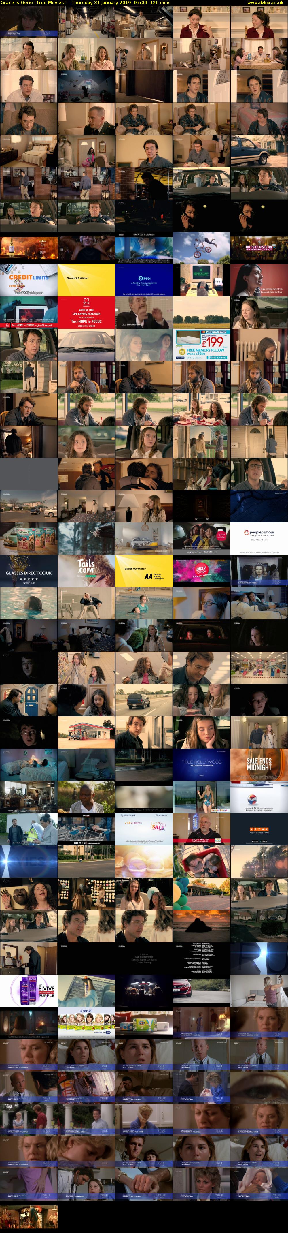 Grace Is Gone (True Movies) Thursday 31 January 2019 07:00 - 09:00