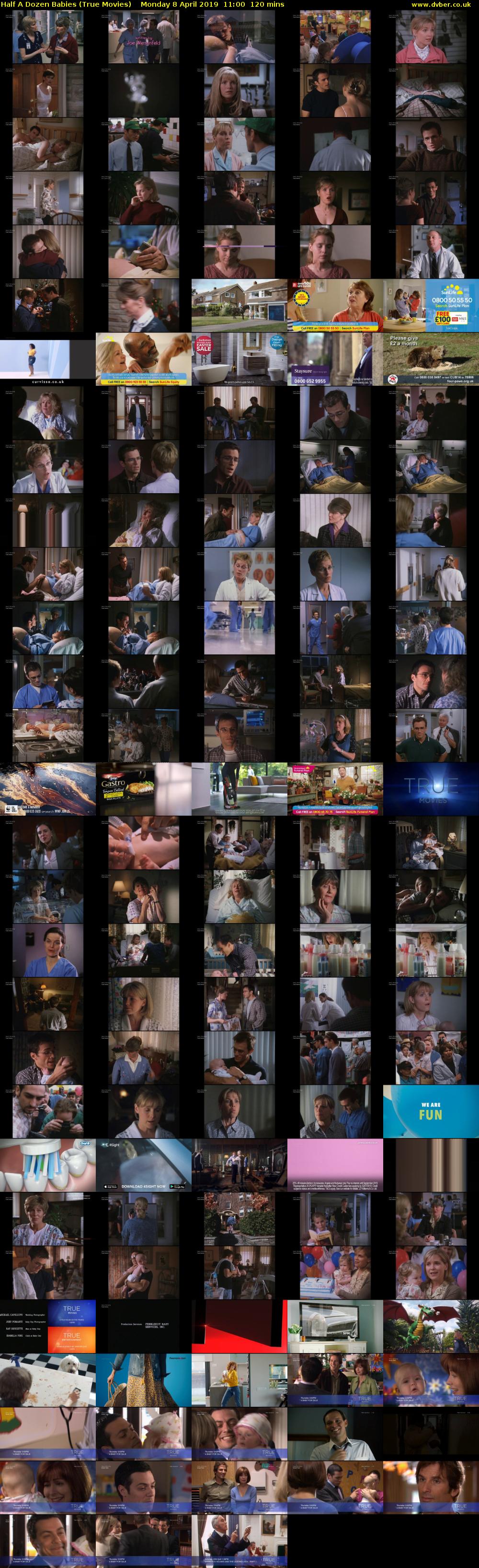 Half A Dozen Babies (True Movies) Monday 8 April 2019 11:00 - 13:00