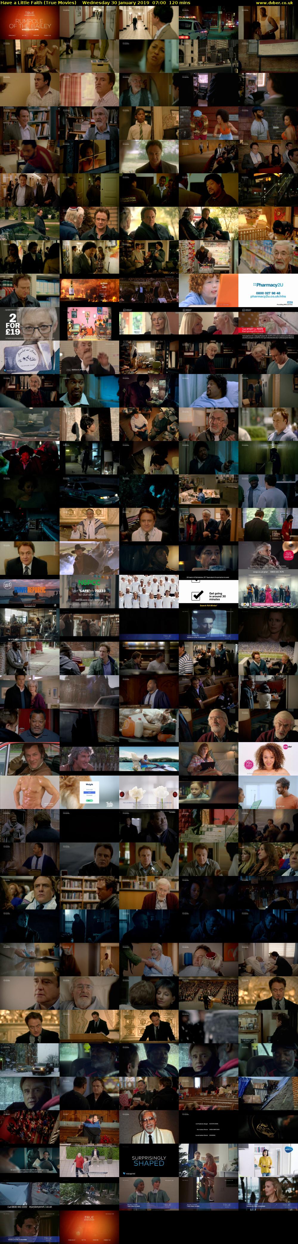 Have A Little Faith (True Movies) Wednesday 30 January 2019 07:00 - 09:00