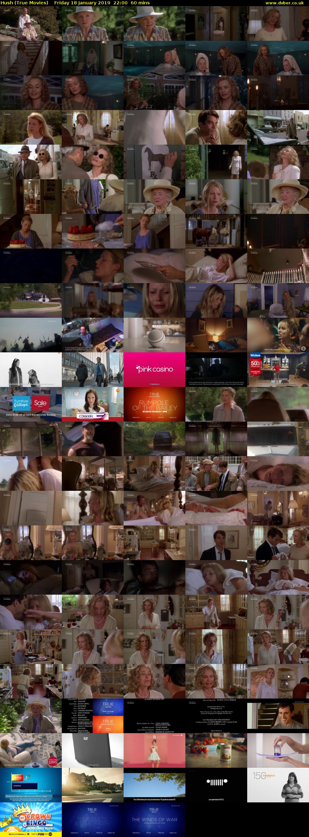 Hush (True Movies) Friday 18 January 2019 22:00 - 23:00