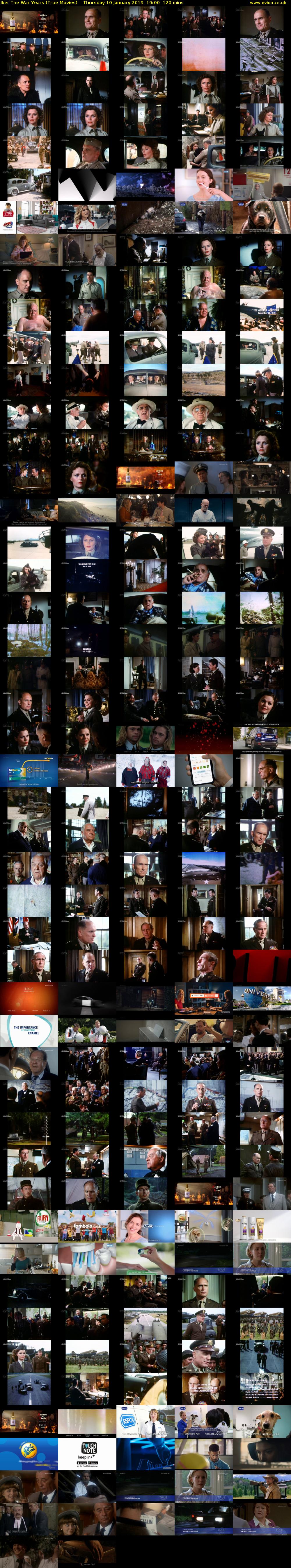 Ike: The War Years (True Movies) Thursday 10 January 2019 19:00 - 21:00