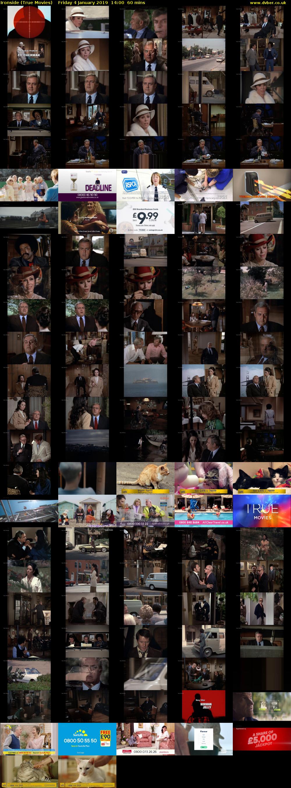 Ironside (True Movies) Friday 4 January 2019 14:00 - 15:00