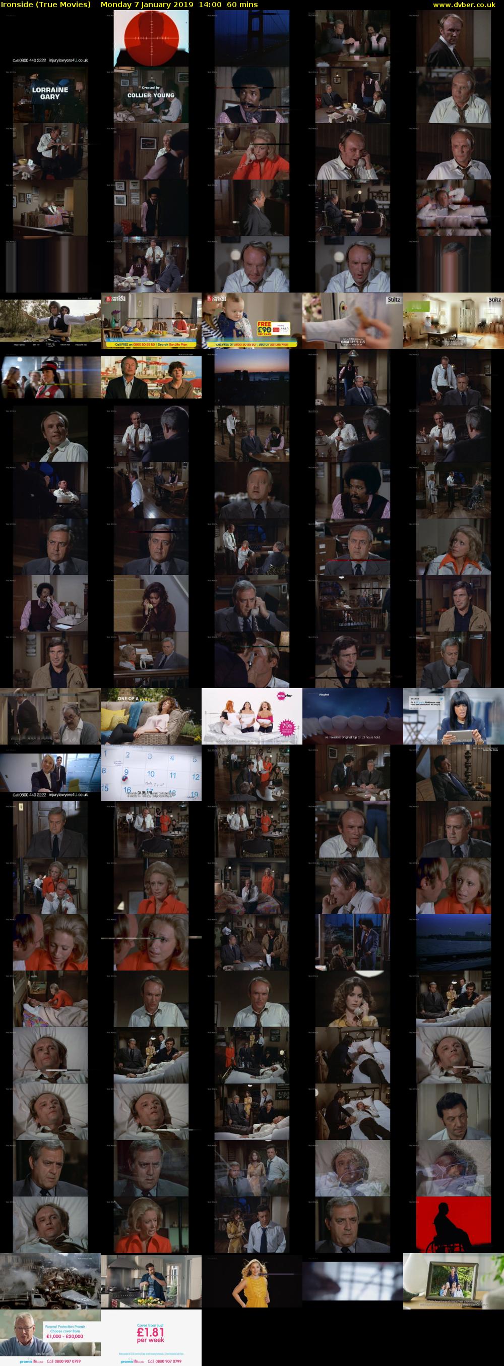 Ironside (True Movies) Monday 7 January 2019 14:00 - 15:00