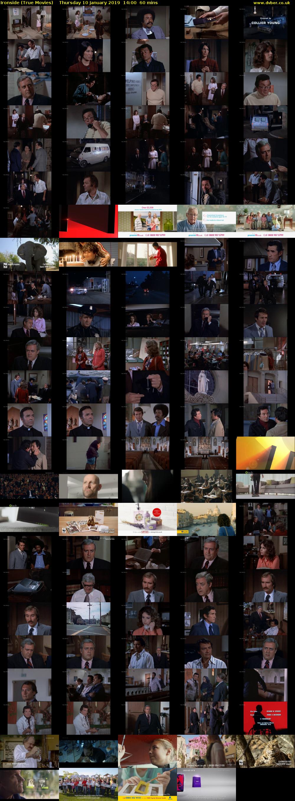 Ironside (True Movies) Thursday 10 January 2019 14:00 - 15:00