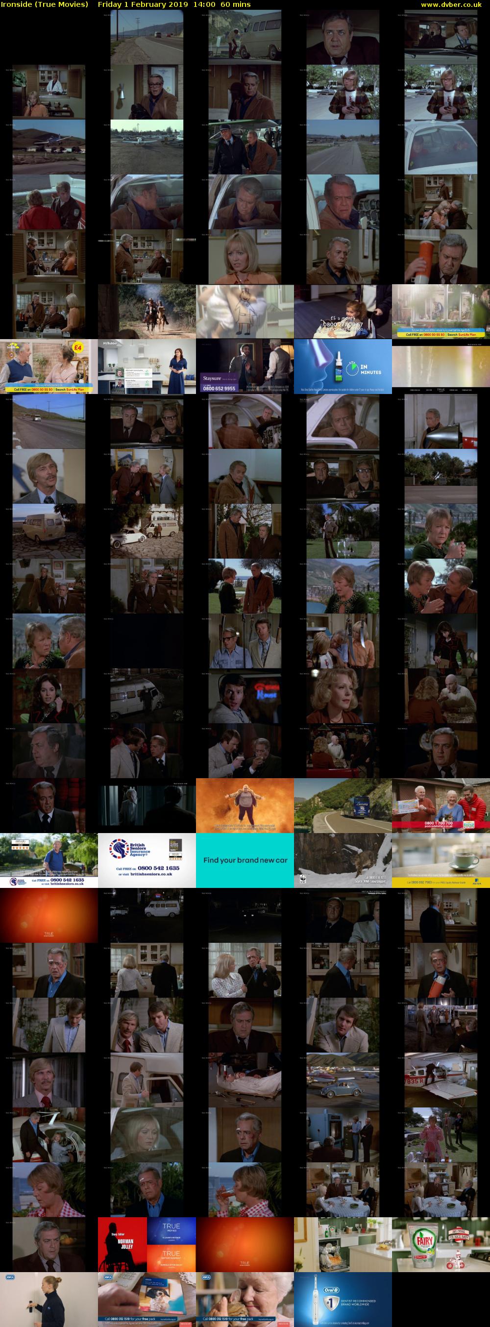 Ironside (True Movies) Friday 1 February 2019 14:00 - 15:00