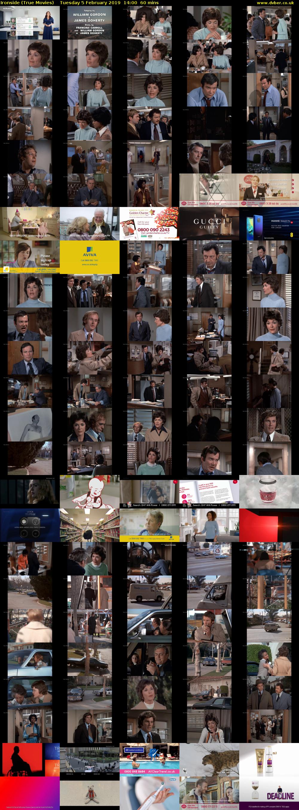 Ironside (True Movies) Tuesday 5 February 2019 14:00 - 15:00