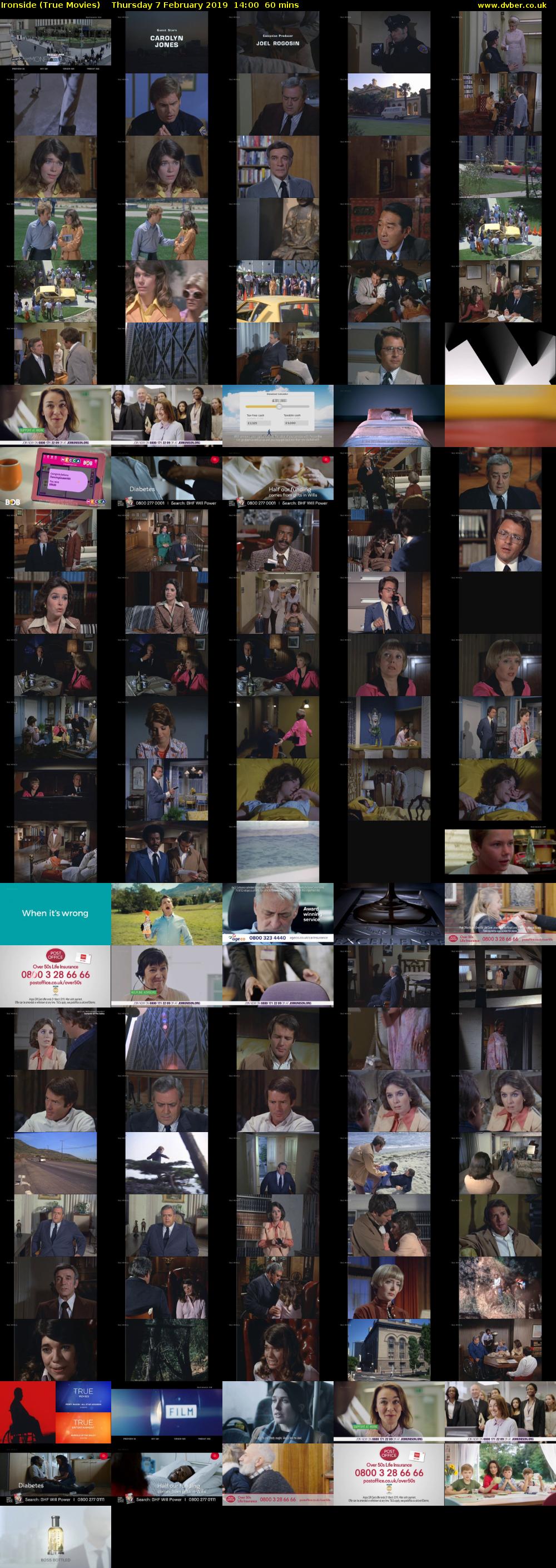 Ironside (True Movies) Thursday 7 February 2019 14:00 - 15:00