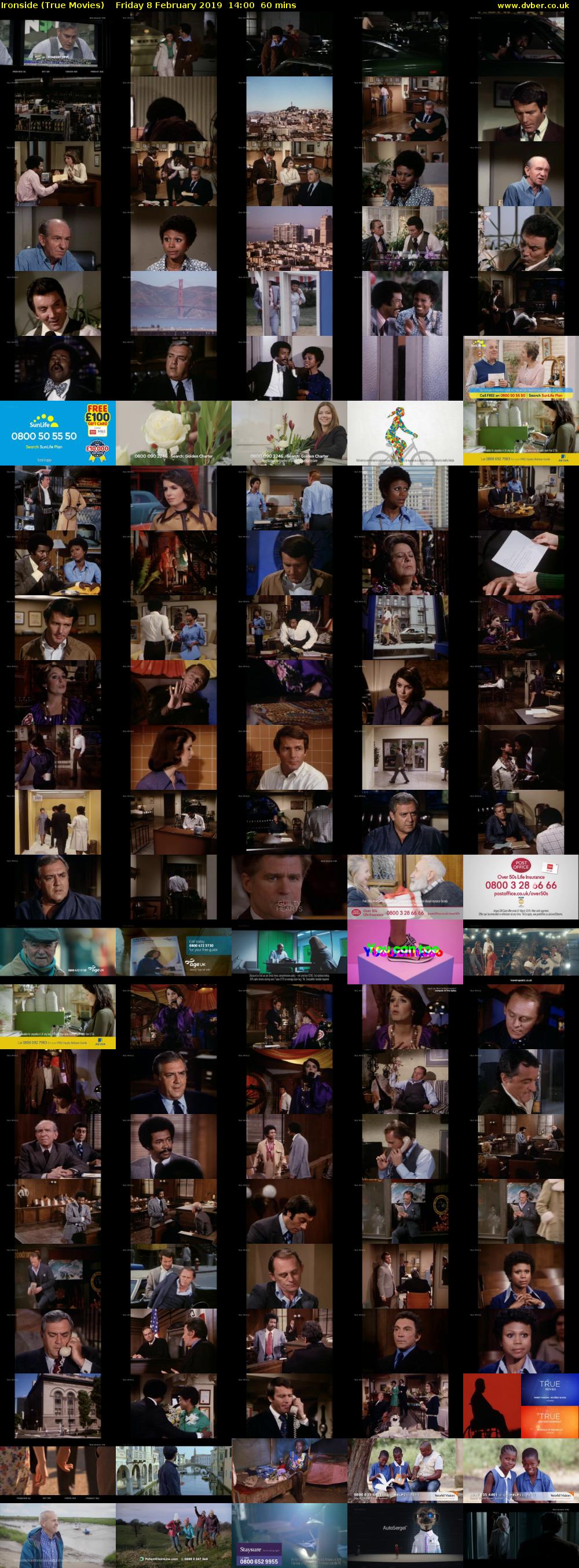 Ironside (True Movies) Friday 8 February 2019 14:00 - 15:00