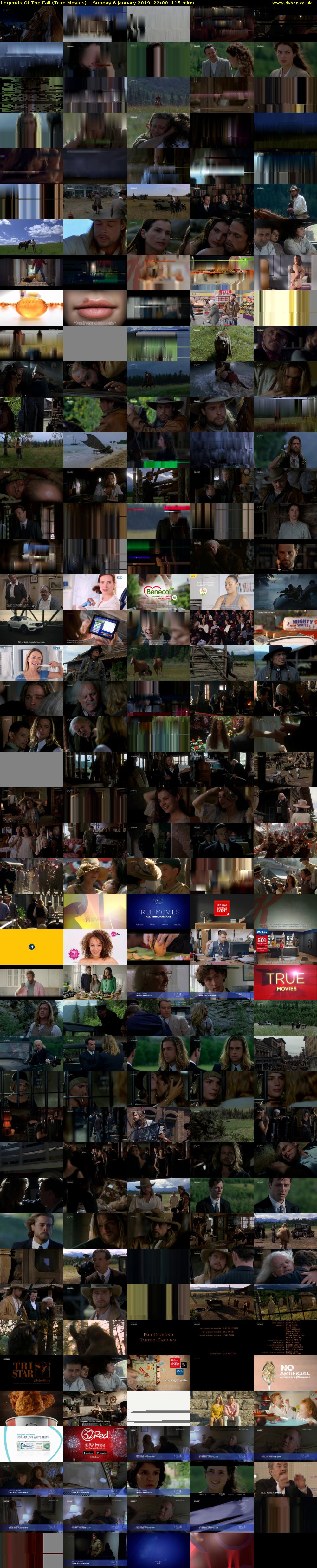 Legends Of The Fall (True Movies) Sunday 6 January 2019 22:00 - 23:55