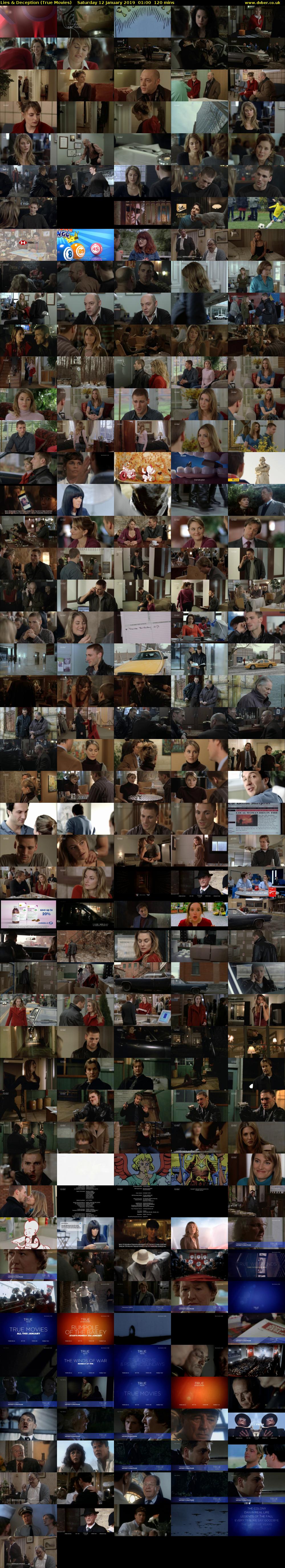 Lies & Deception (True Movies) Saturday 12 January 2019 01:00 - 03:00