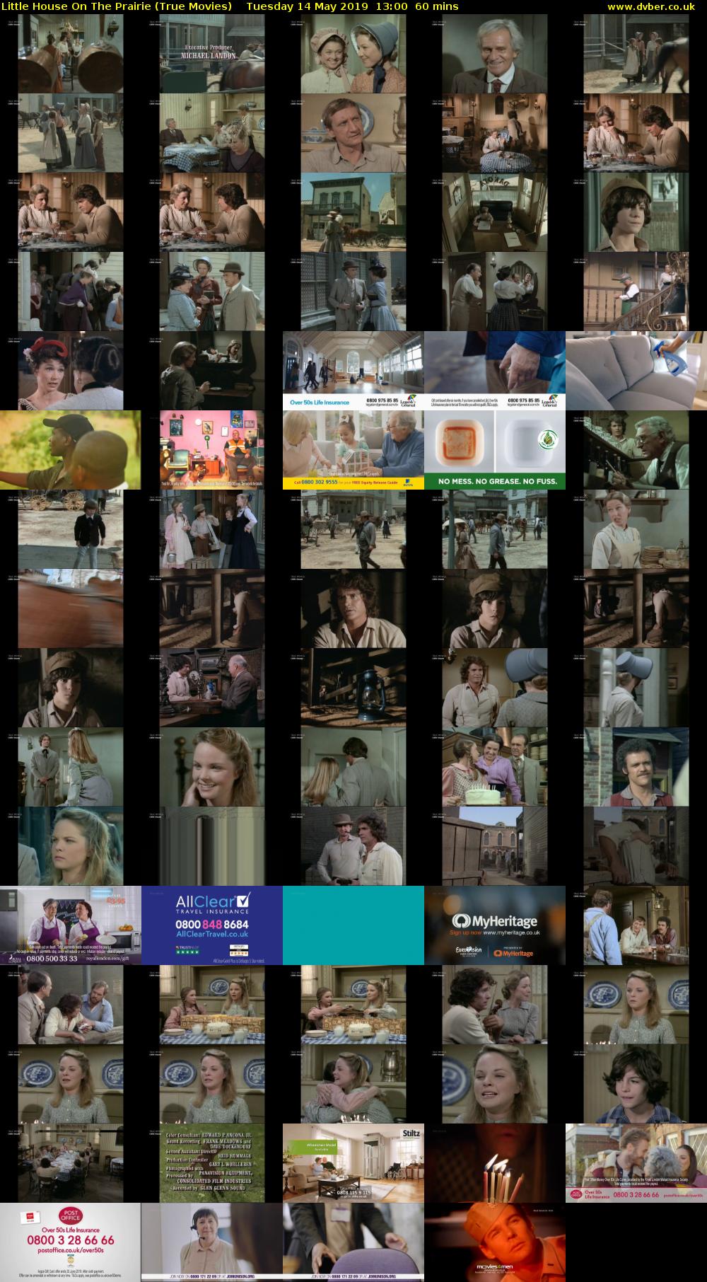 Little House On The Prairie (True Movies) Tuesday 14 May 2019 13:00 - 14:00