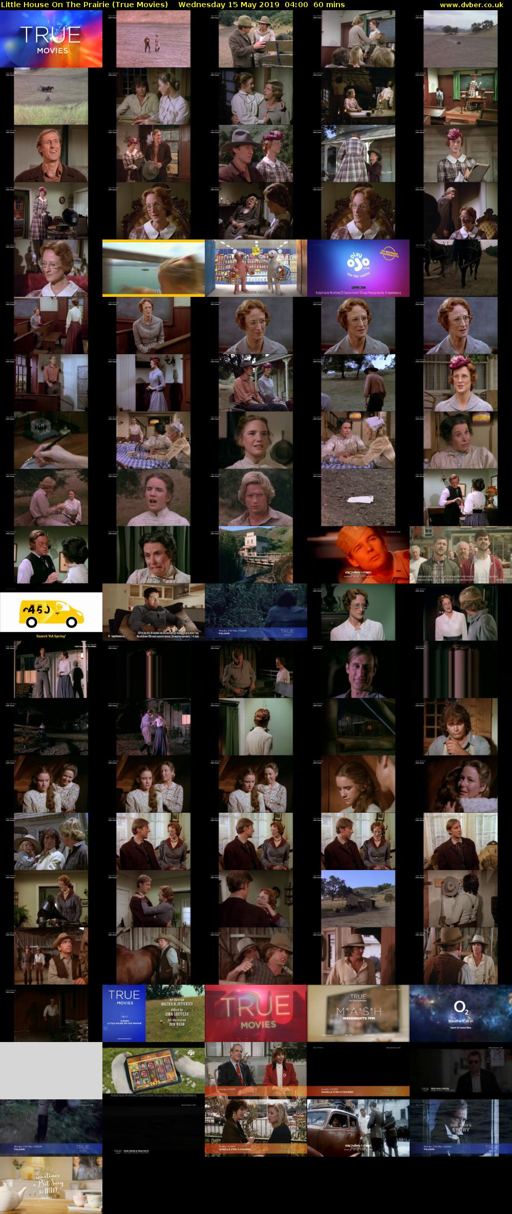 Little House On The Prairie (True Movies) Wednesday 15 May 2019 04:00 - 05:00