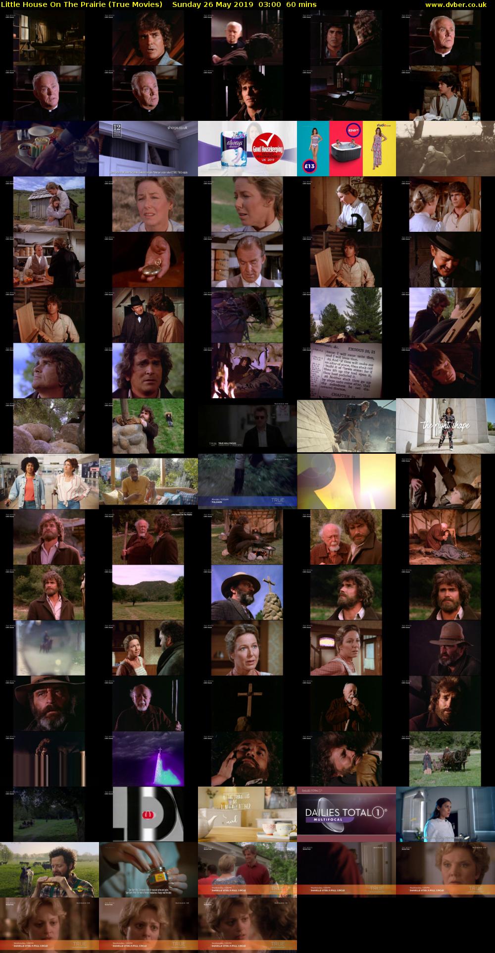 Little House On The Prairie (True Movies) Sunday 26 May 2019 03:00 - 04:00