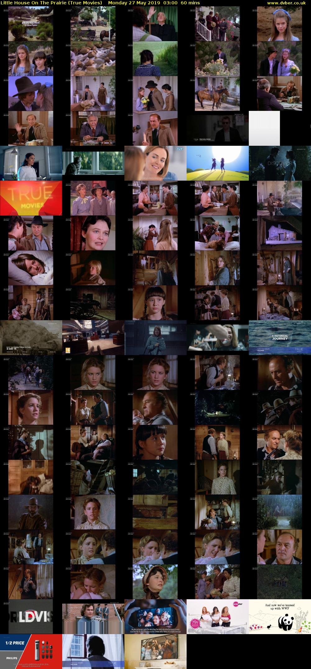 Little House On The Prairie (True Movies) Monday 27 May 2019 03:00 - 04:00
