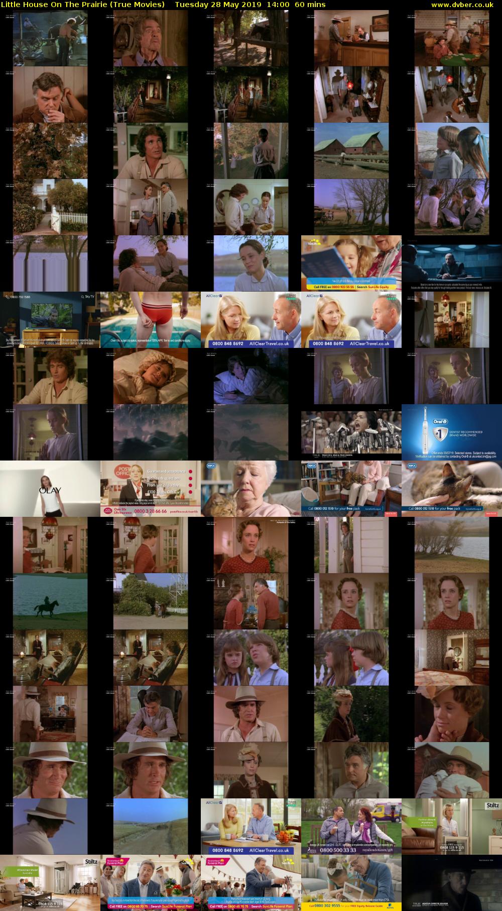 Little House On The Prairie (True Movies) Tuesday 28 May 2019 14:00 - 15:00