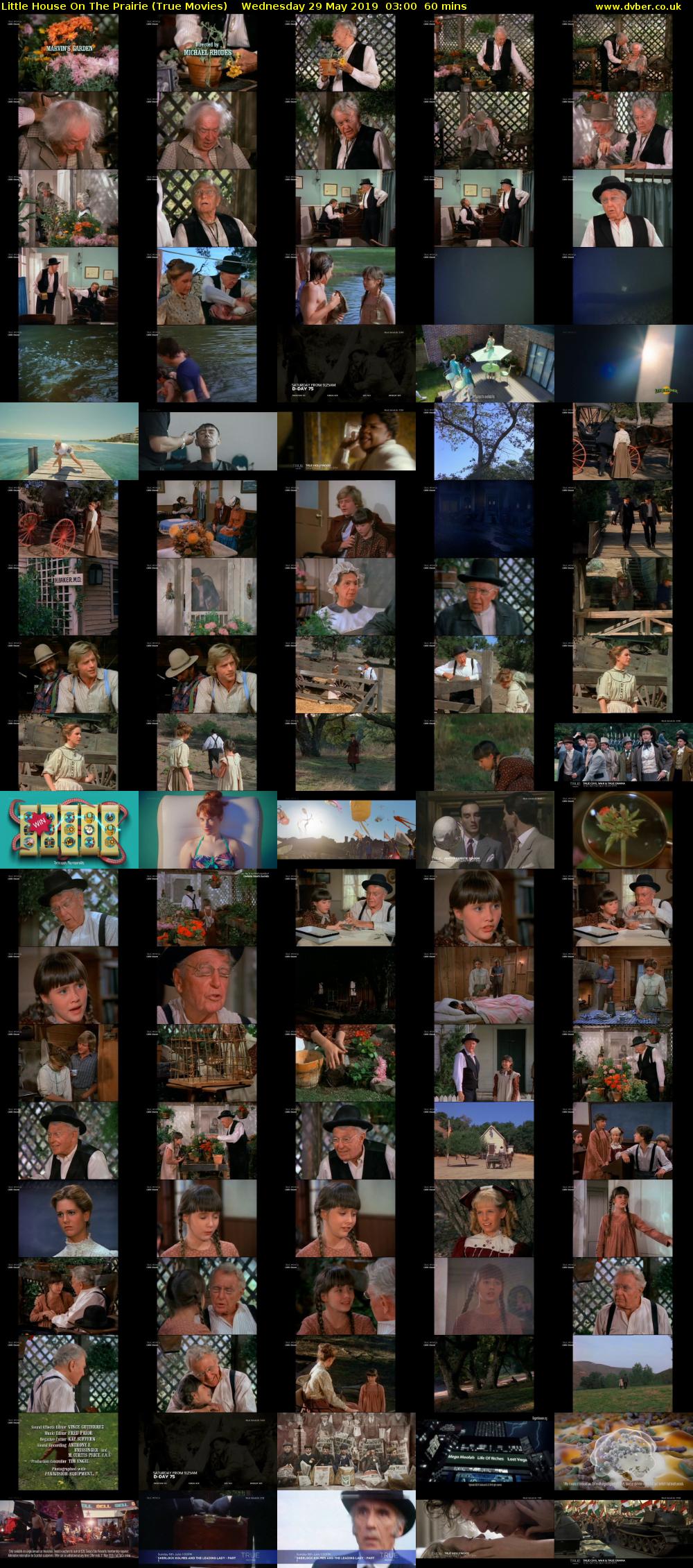 Little House On The Prairie (True Movies) Wednesday 29 May 2019 03:00 - 04:00
