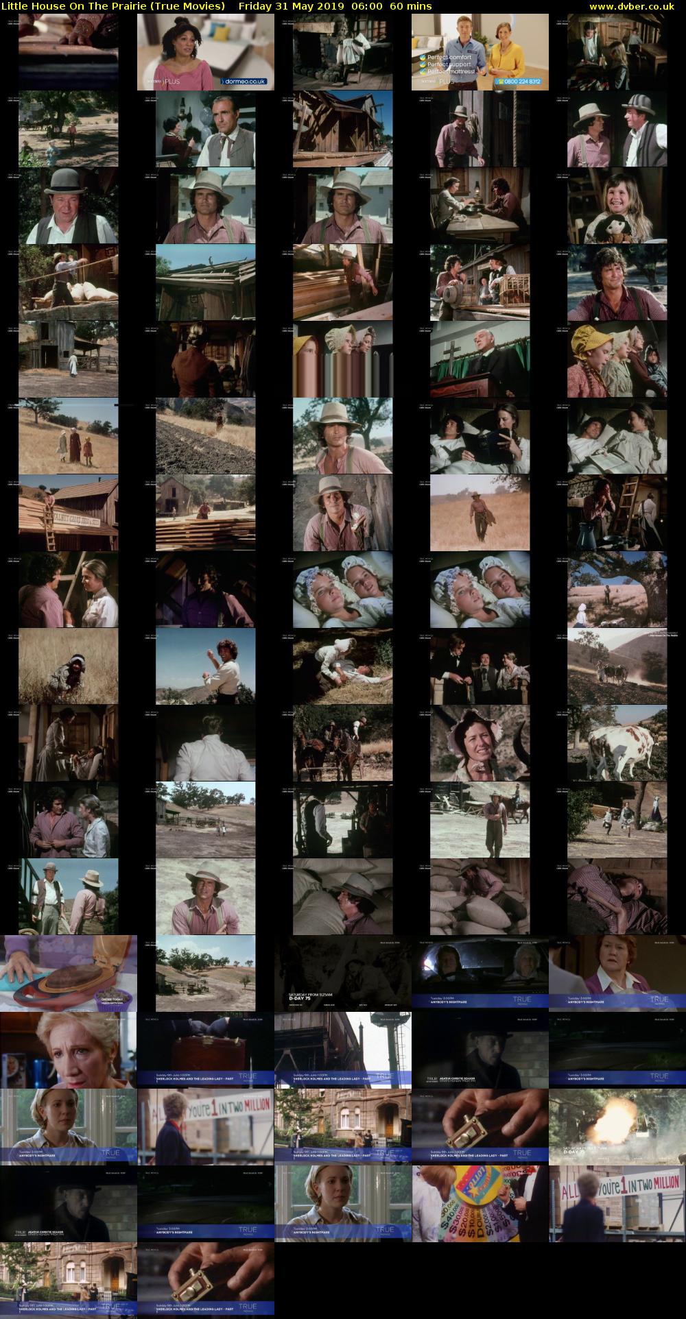 Little House On The Prairie (True Movies) Friday 31 May 2019 06:00 - 07:00