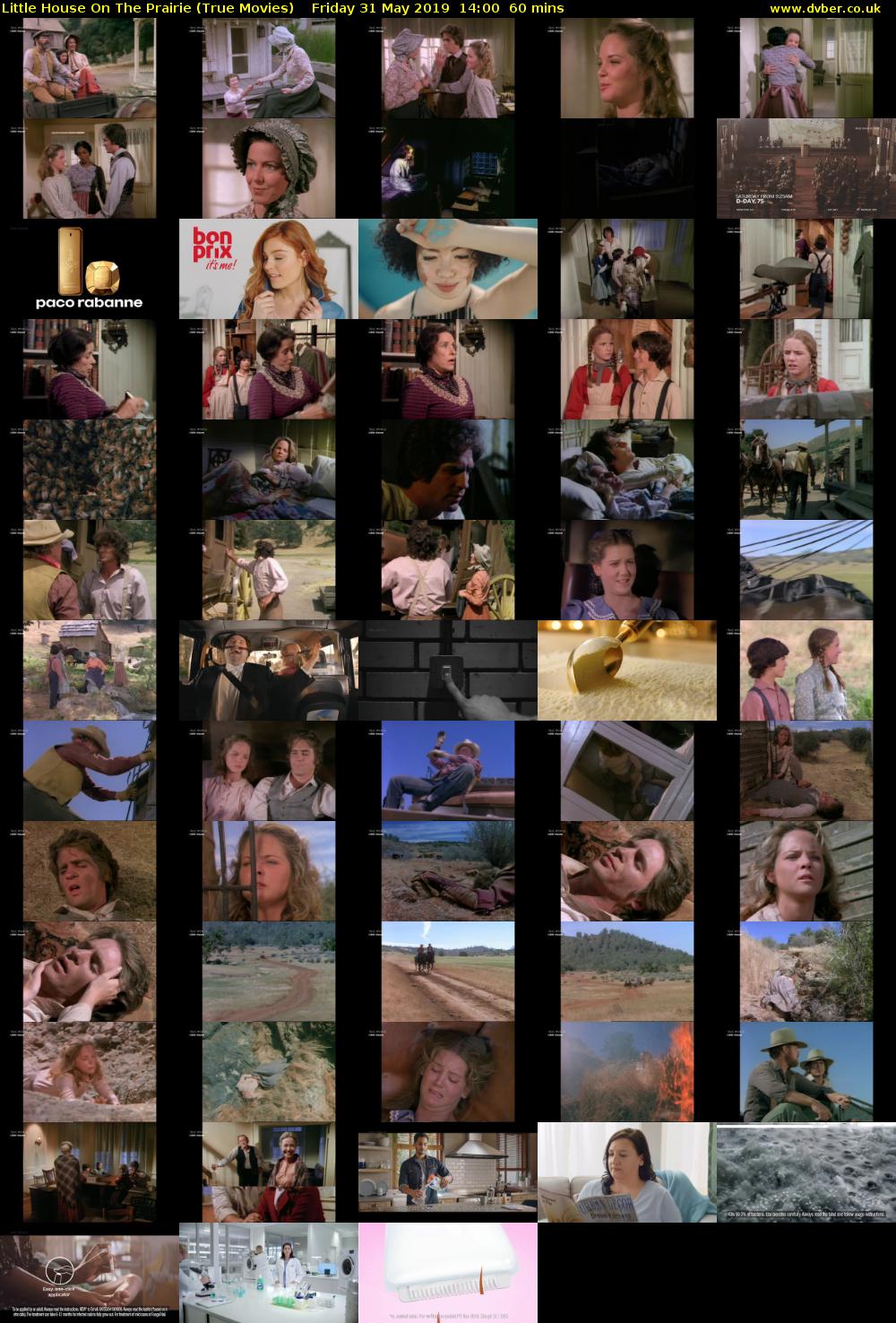 Little House On The Prairie (True Movies) Friday 31 May 2019 14:00 - 15:00