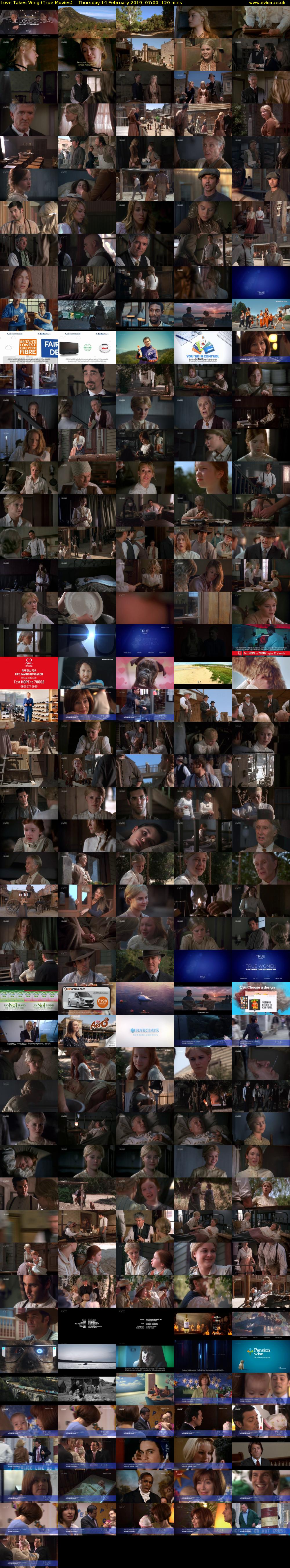 Love Takes Wing (True Movies) Thursday 14 February 2019 07:00 - 09:00