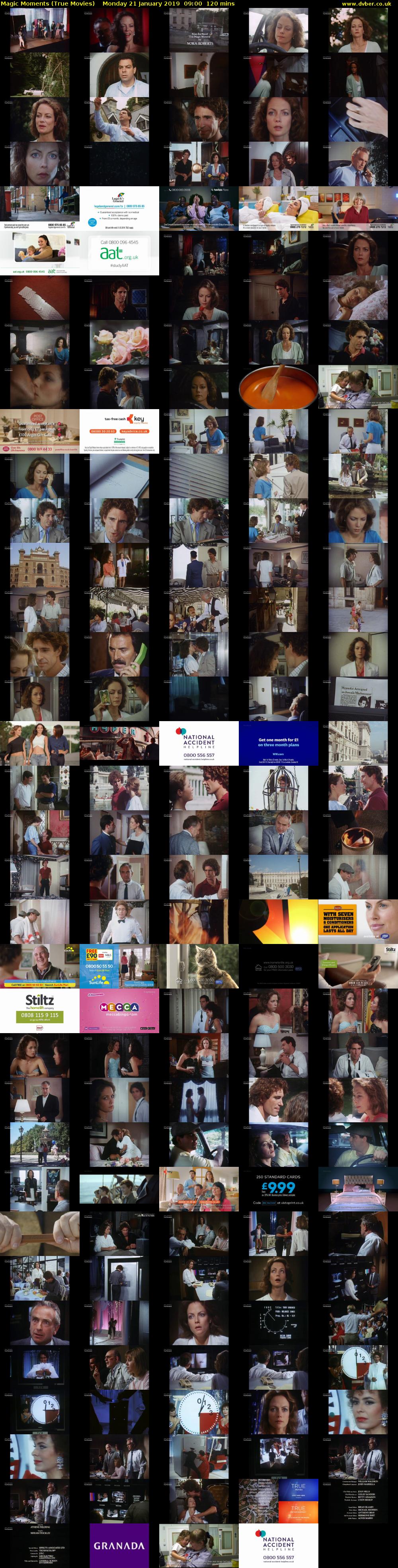 Magic Moments (True Movies) Monday 21 January 2019 09:00 - 11:00