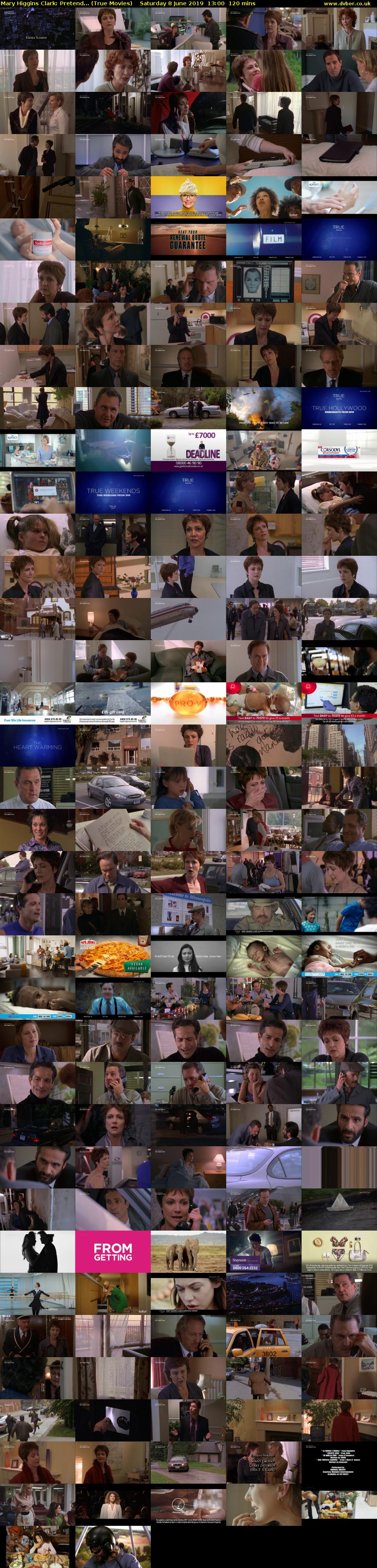 Mary Higgins Clark: Pretend... (True Movies) Saturday 8 June 2019 13:00 - 15:00