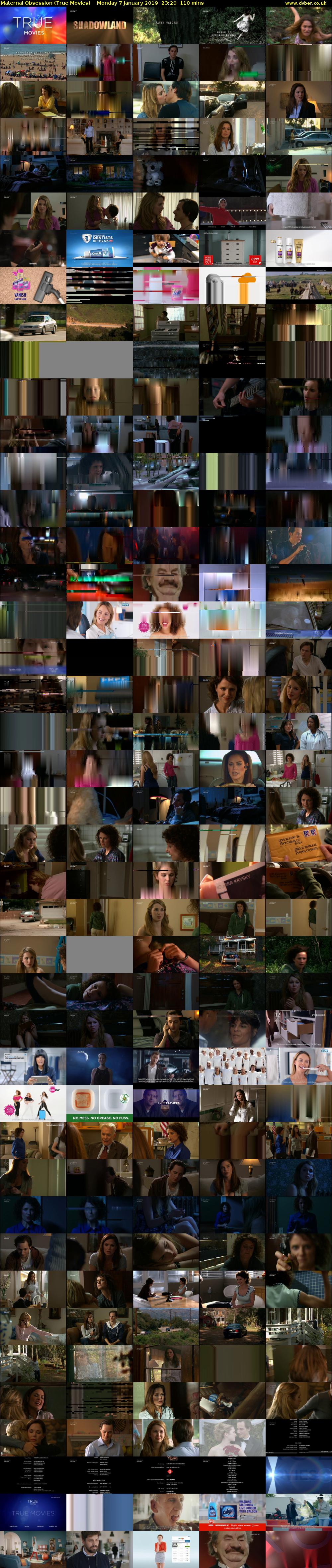 Maternal Obsession (True Movies) Monday 7 January 2019 23:20 - 01:10