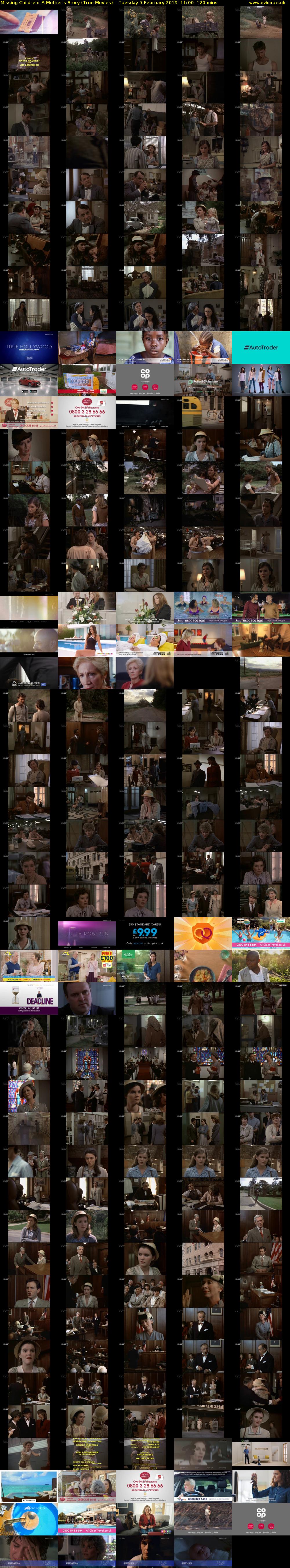 Missing Children: A Mother's Story (True Movies) Tuesday 5 February 2019 11:00 - 13:00